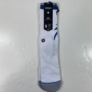 Stance Mens NBA Core Collection Timberwolves Wolves Arena Crew Socks Size Large